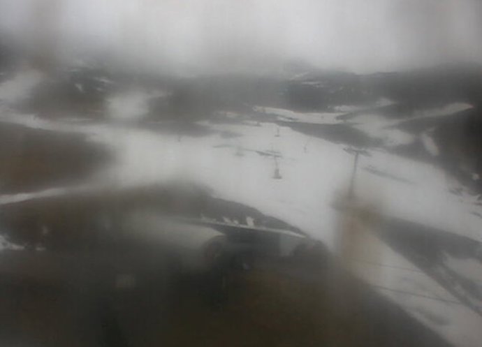 Web cam de la estación de Valdezcaray a primera hora de la mañana