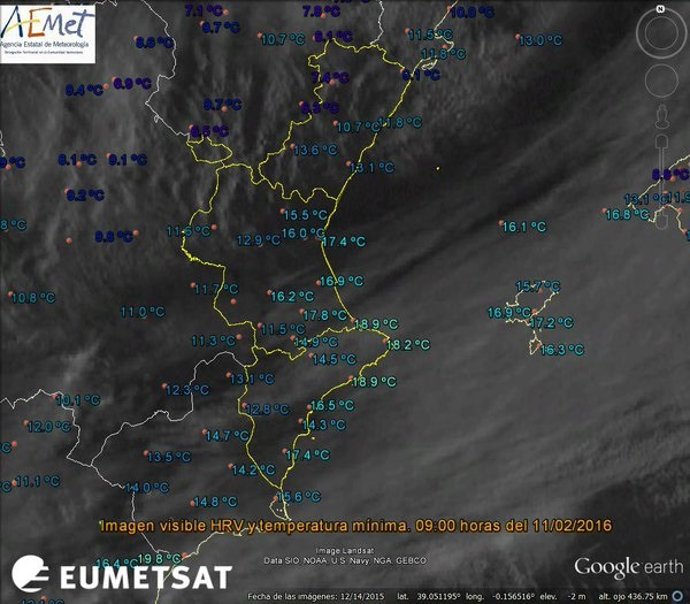 Noche primaveral en la Comunitat Valenciana 