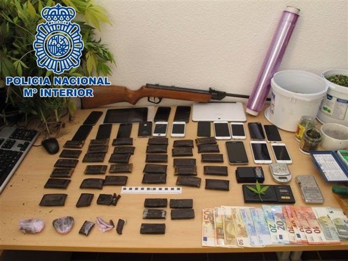 Droga intervenida en el sur de Gran Canaria