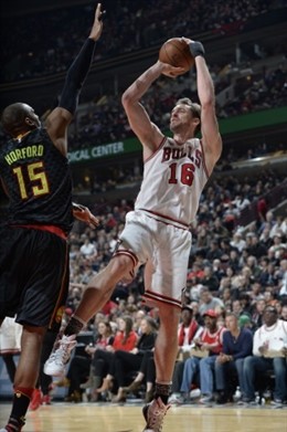 Pau Gasol en el Chicago Bulls - Atlanta Hawks 