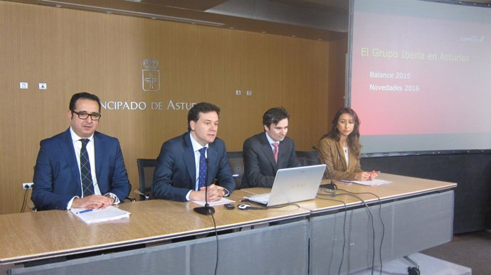Presentación de las novedades de Iberia para 2016. 