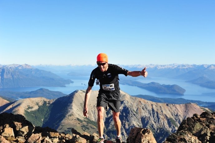 Chema Martínez en una carrera de montaña