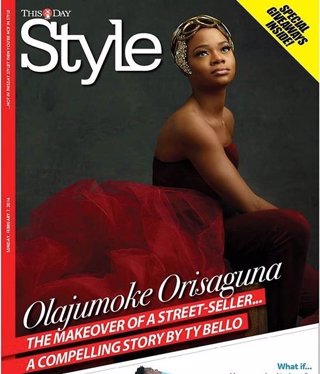 Olajumoke Orisaguna en la portada de This Day Stile