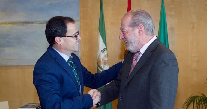 Los presidentes de las Diputaciones de Badajoz y Sevilla