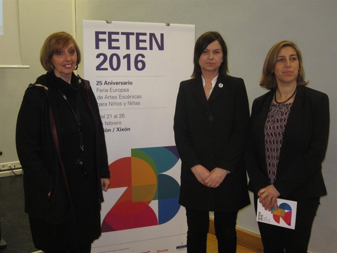 Marián Osacar, Montserrat López y María Teresa Sánchez. 