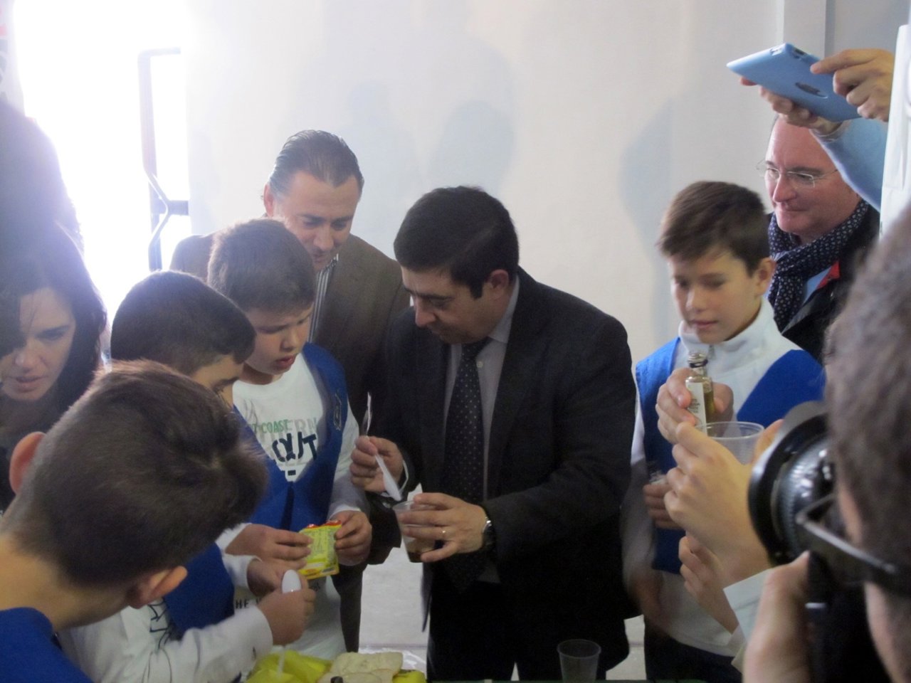 Acto central de la campaña para fomentar el aceite de oliva.