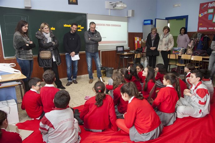 Taller de emprendimiento en el colegio Sagrada Familia