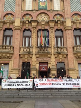 Movilización de profesores universitarios andaluces