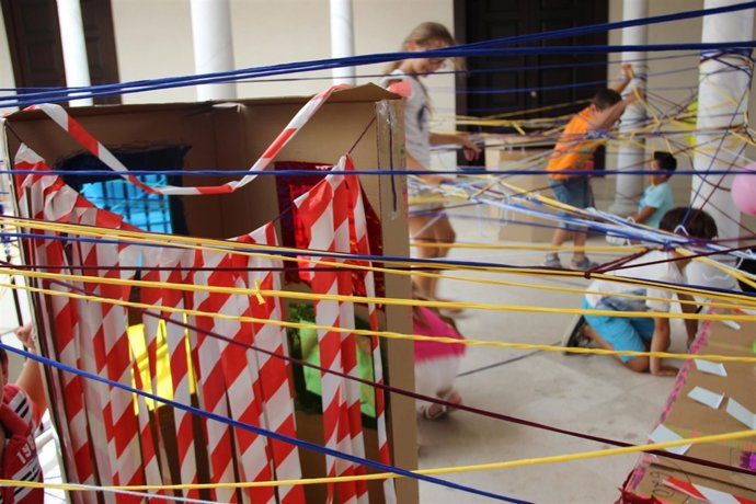 Actividades con niños Semana Blanca Museo Carmen Thyssen Málaga