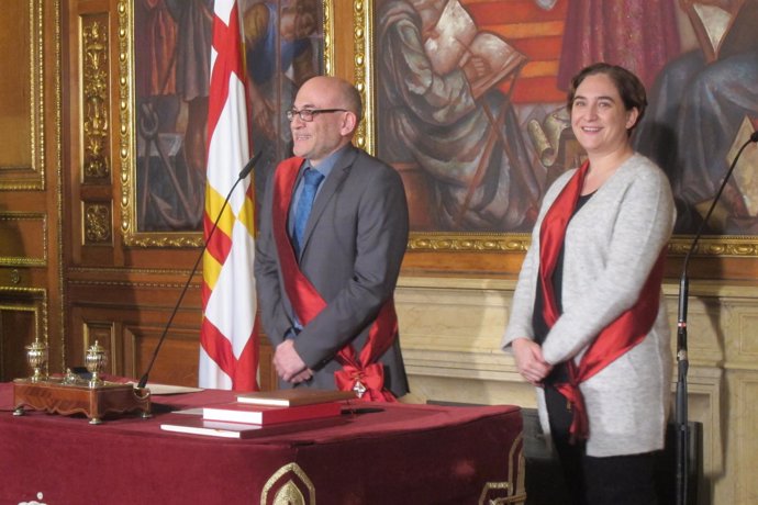 Koldo Blanco (C's) toma posesión como concejal de Barcelona 