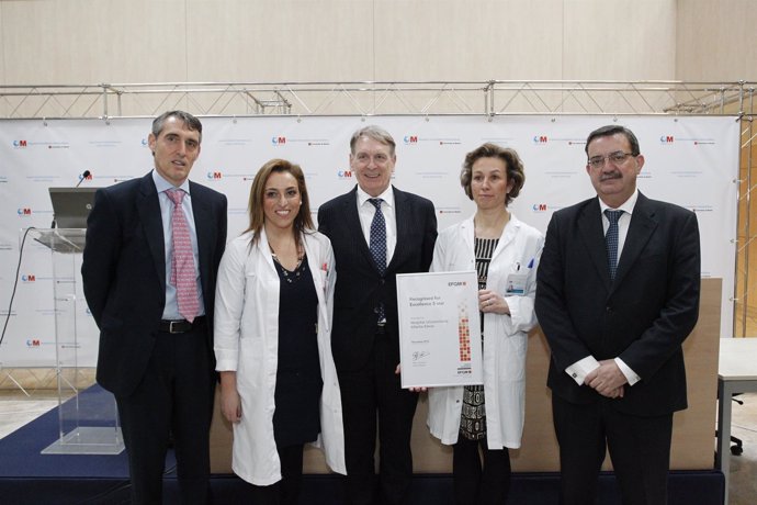 H. Infanta Elena recibe el reconocimiento excelencia EFQM 5 Stars