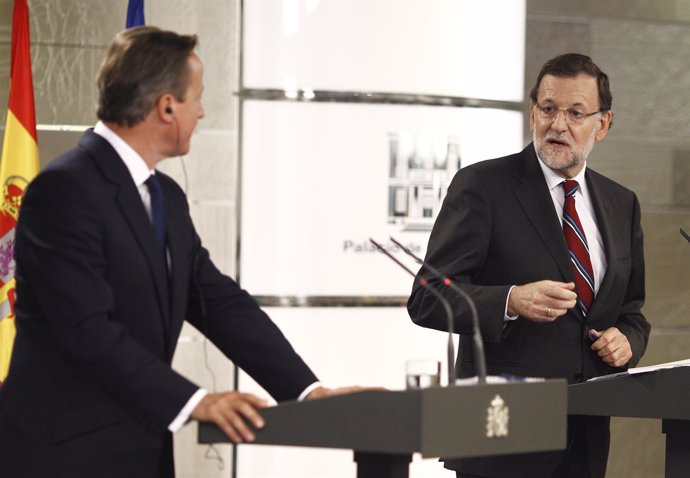 Mariano Rajoy y David Cameron