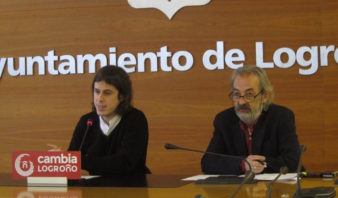 Gonzalo Peña y José Manuel Zúñiga, en la rueda de prensa