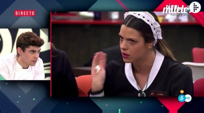 Javier Tudela dice a Laura Matamoros ahora concurso bien no hablar de mi 