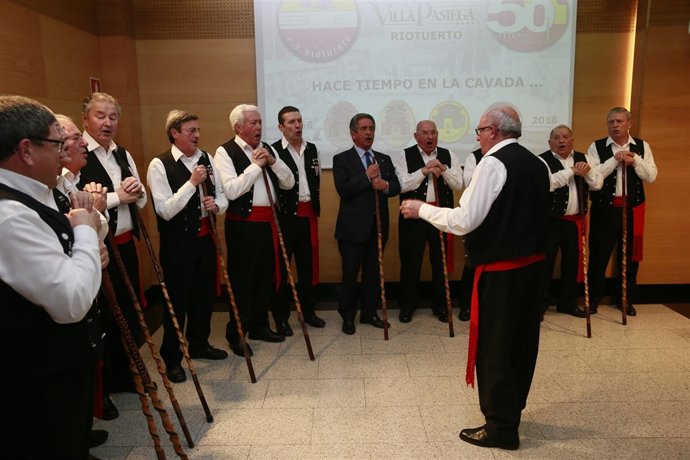 El presidente durante el acto