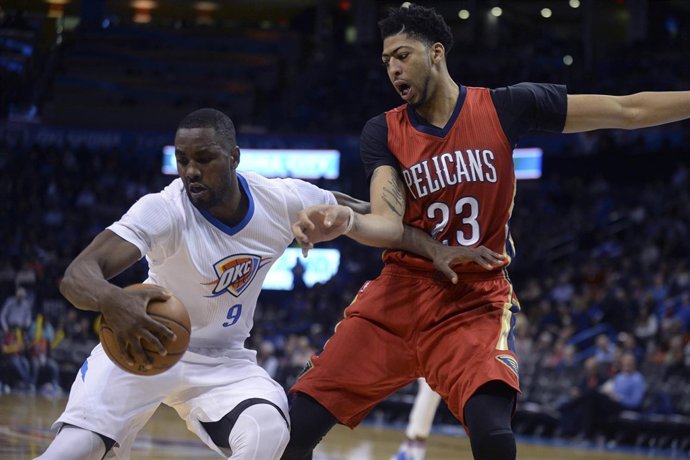 Serge Ibaka en el Oklahoma City Thunder - New Orleans Pelicans