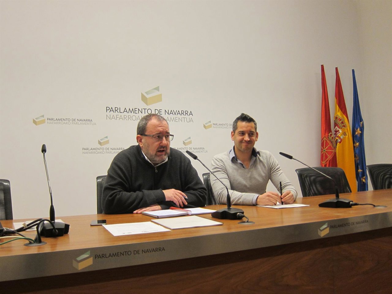 José Miguel Nuin y Joseba Eceolaza, de Izquierda-Ezkerra