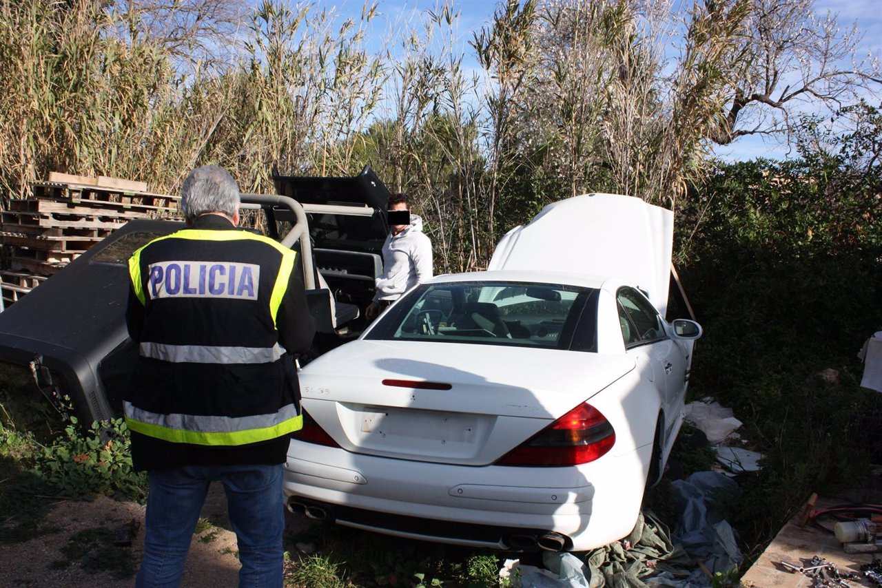 Red de tráfico de vehículos que operaba en Baleares