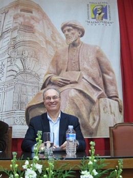 Juan Pablo Durán en el IES Maimónides de Córdoba