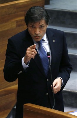 El presidente del Principado, Javier Fernández