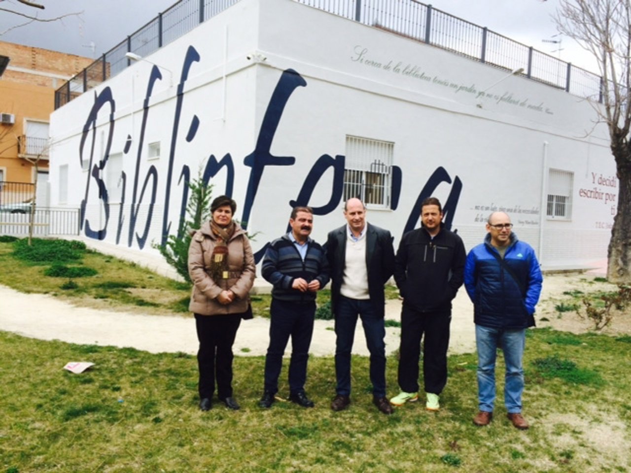 José Castro en su visita a Jódar