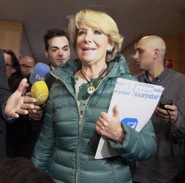 Esperanza Aguirre acude a la comisión sobre corrupción de la Asamblea de Madrid