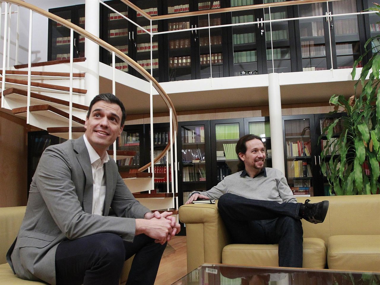 Pedro Sánchez y Pablo Iglesias