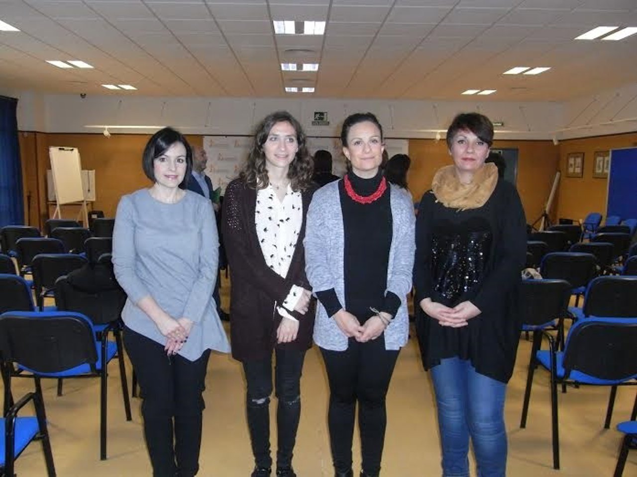 Guijarro (centro) durante la reunión 