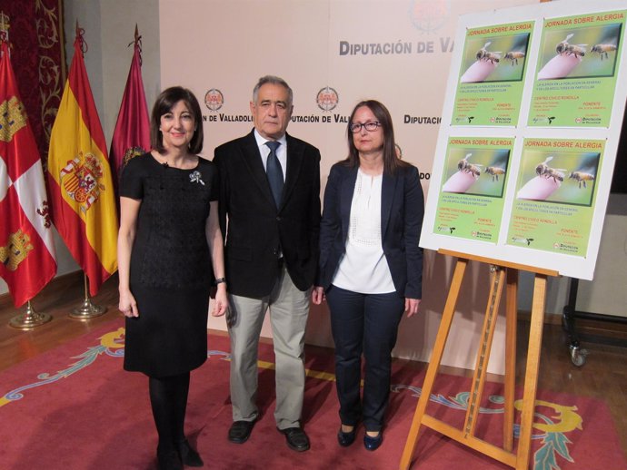Presentación jornada alergias en la Diputación de Valladolid