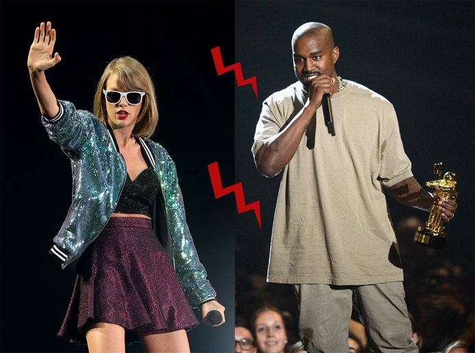 La guerra entre Taylor Swift y Kanie West