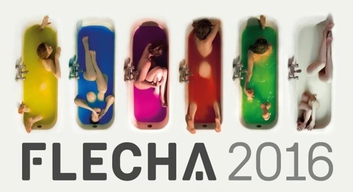 Cartel FLECHA 2016, feria de arte contemporáneo en Madrid, XXV edición