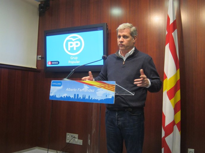     El Líder Del PP En El Ayuntamiento De Barcelona, Alberto Fernández