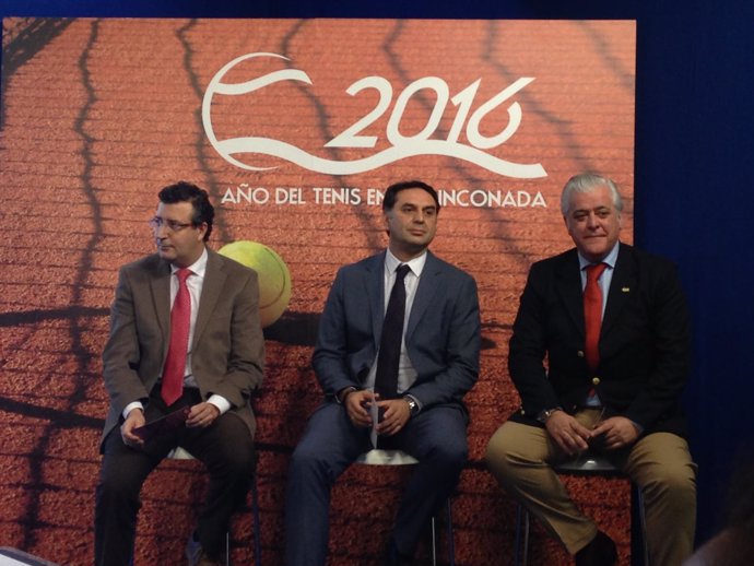 Fernández en la presentación '2016, Año del Tenis' en La Rinconada