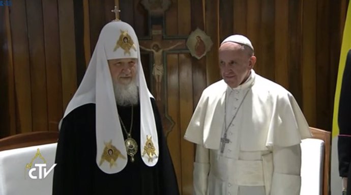 El Papa Francisco se reúne en Cuba con el patriarca ortodoxo Cirilo de Rusia 