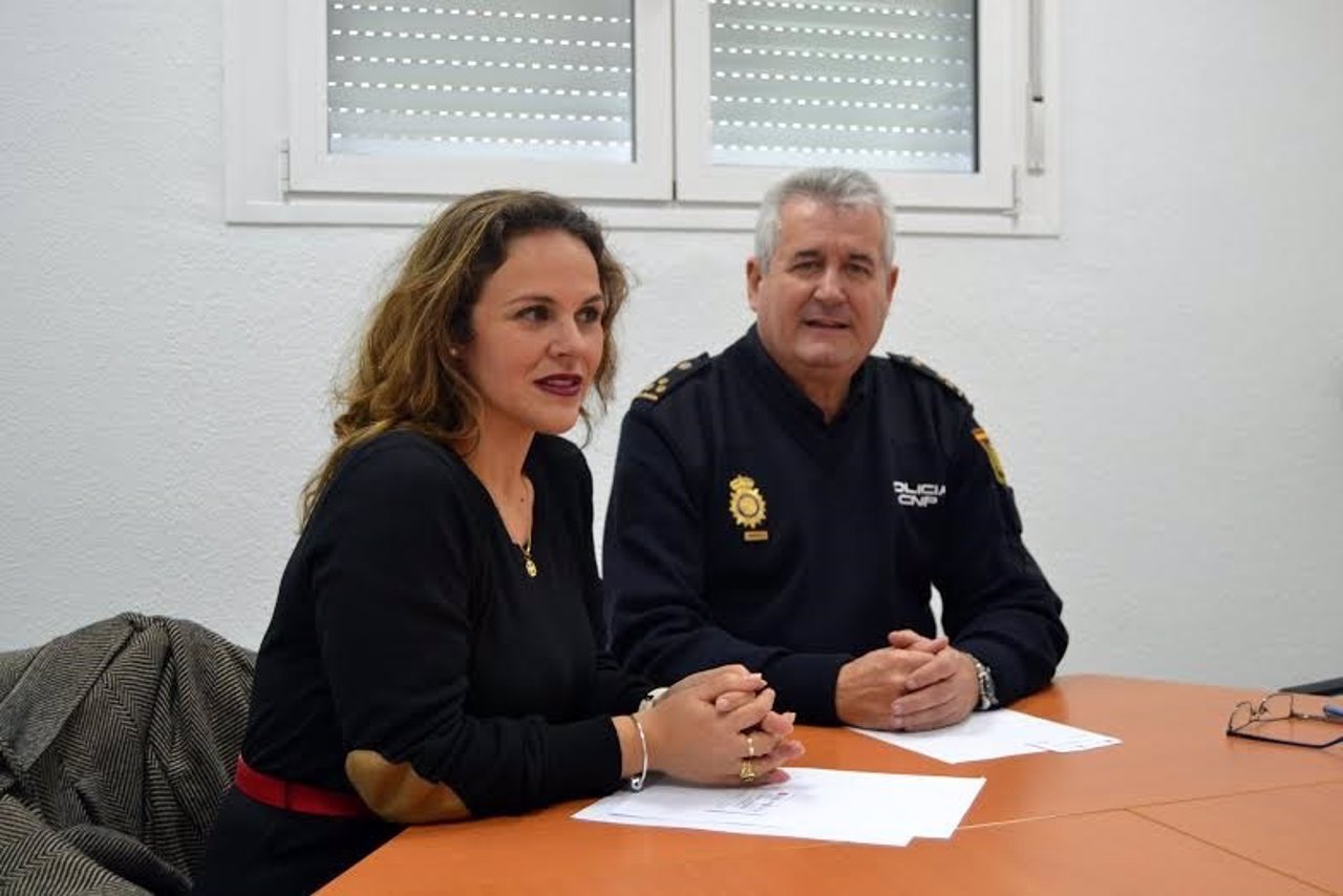 Reunión de la Diputación de Córdoba y la Policía Nacional