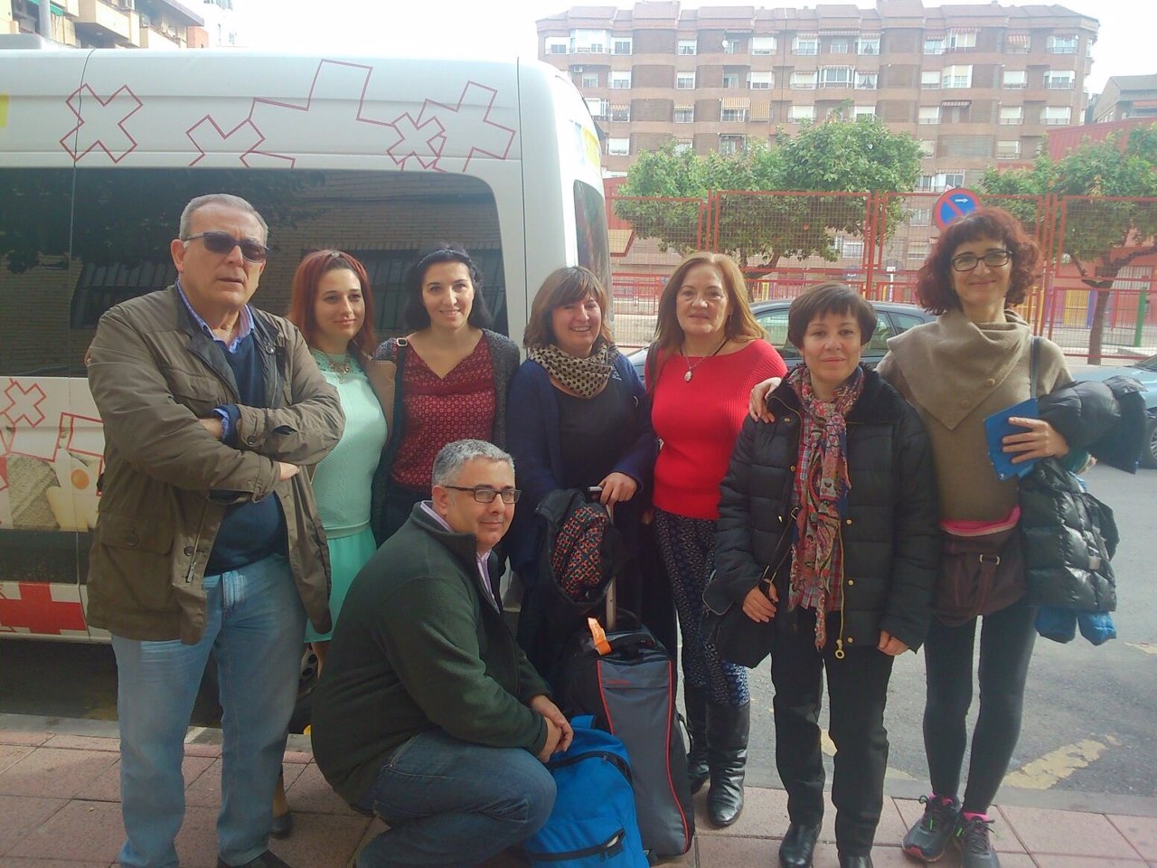 Imagen de los voluntarios de Cruz Roja Región de Murcia participantes