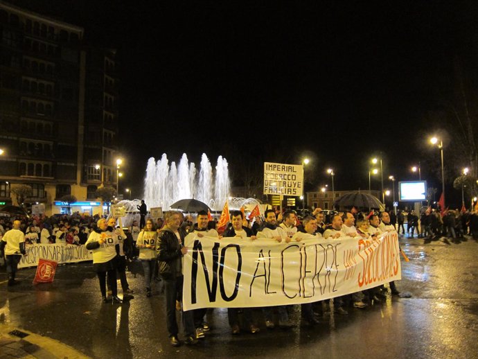 Manifestación trabajadores Altadis