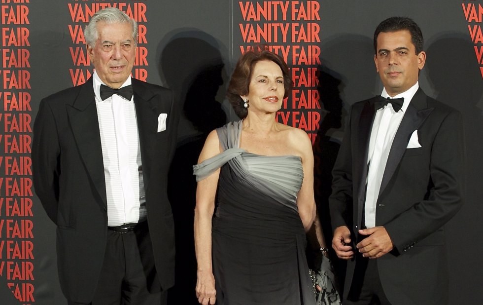 Mario vargas llosa con patricia llosa y gonzalo vargas llosa