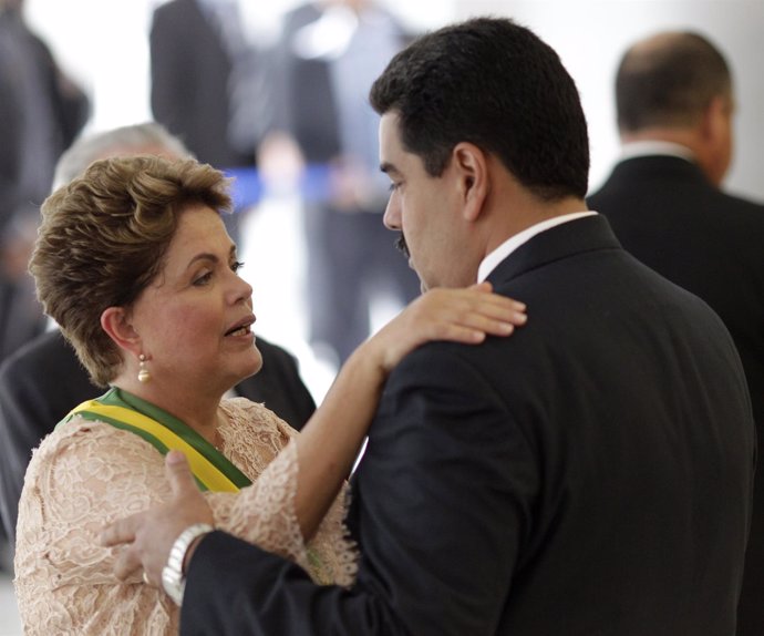 Nicolás Maduro y Dilma Rousseff