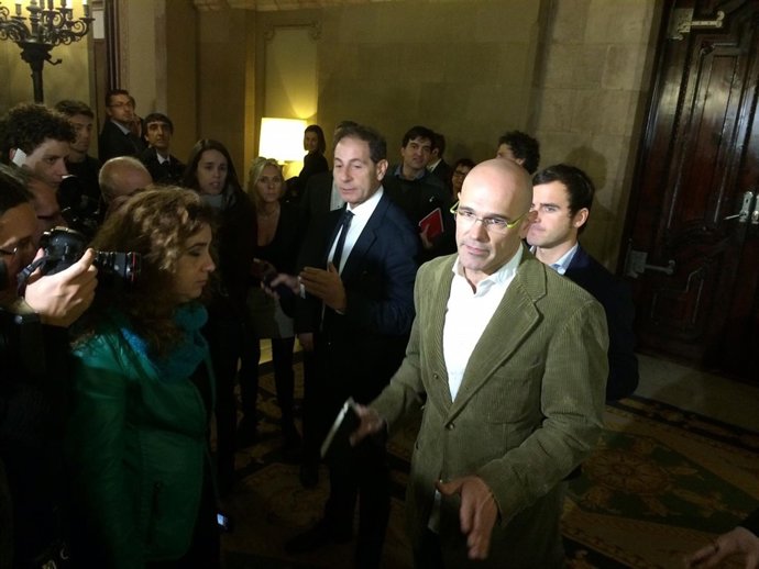 Raül Romeva (JxSí) en el Parlament