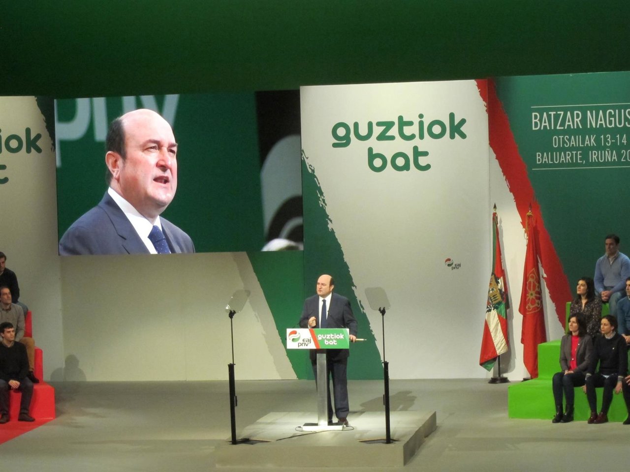 Andoni Ortuzar, reelegido presidente del PNV