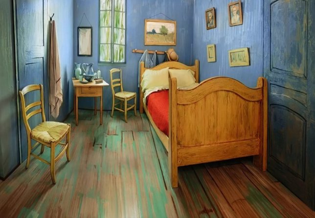 Habitación de Van Gogh real