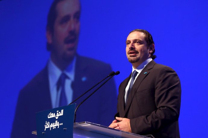 El exprimer ministro de Líbano y líder de Al Mustaqbal, Saad Hariri
