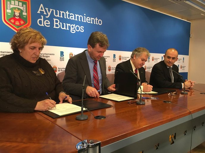 Ana Lopidana, Javier Lacalle, Luis Conde y Eduardo Hernández