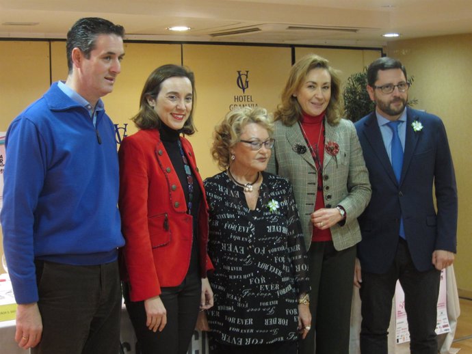 Azcona, Gamarra, López, Martín y López Granados, en la presentación