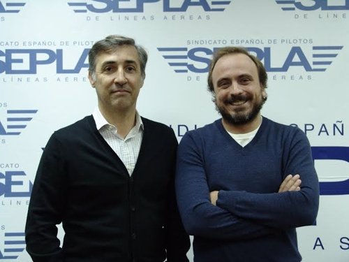 Luis Tapias junto a José Luis Fernández Aparicio