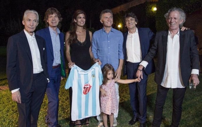 Macri se reúne con Rolling Stones