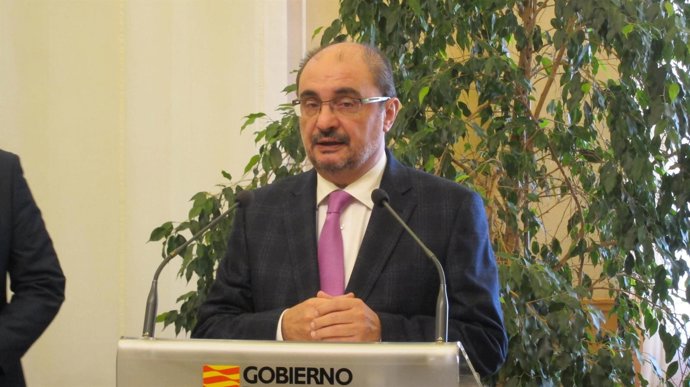 Javier Lambán, presidente de Aragón