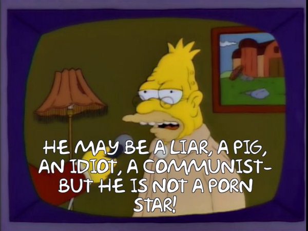 Simpsons Porn Memes - Los Simpson: los 10 mejores momentos, en memes creados con Frinkiac (y  vÃ­deos)