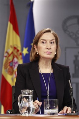 Ana Pastor tras el Consejo de Ministros